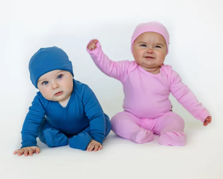 Super-Soft Organic Cotton Baby Rib Beanie Hat| White
