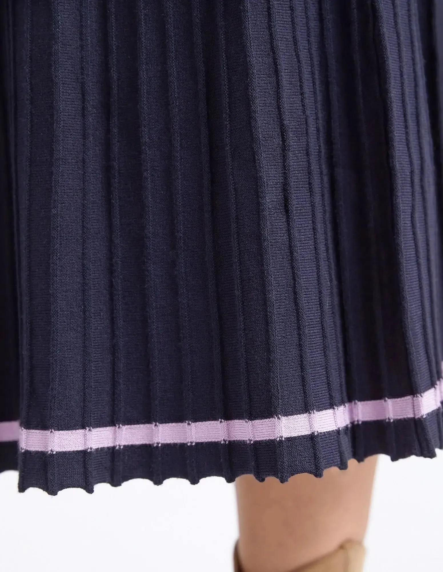 Tammy Knit Skirt - Navy