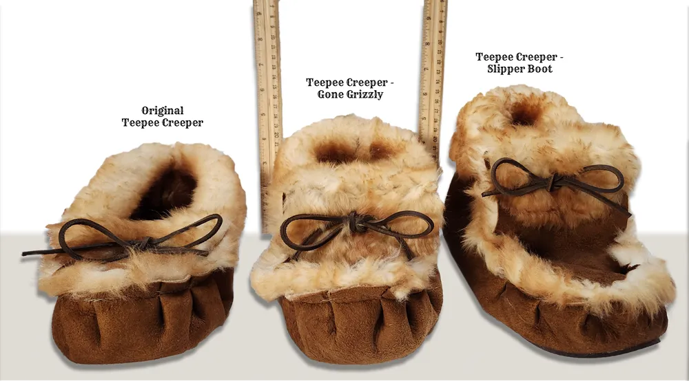 Teepee Creepers Gone Grizzly Chukka Slippers