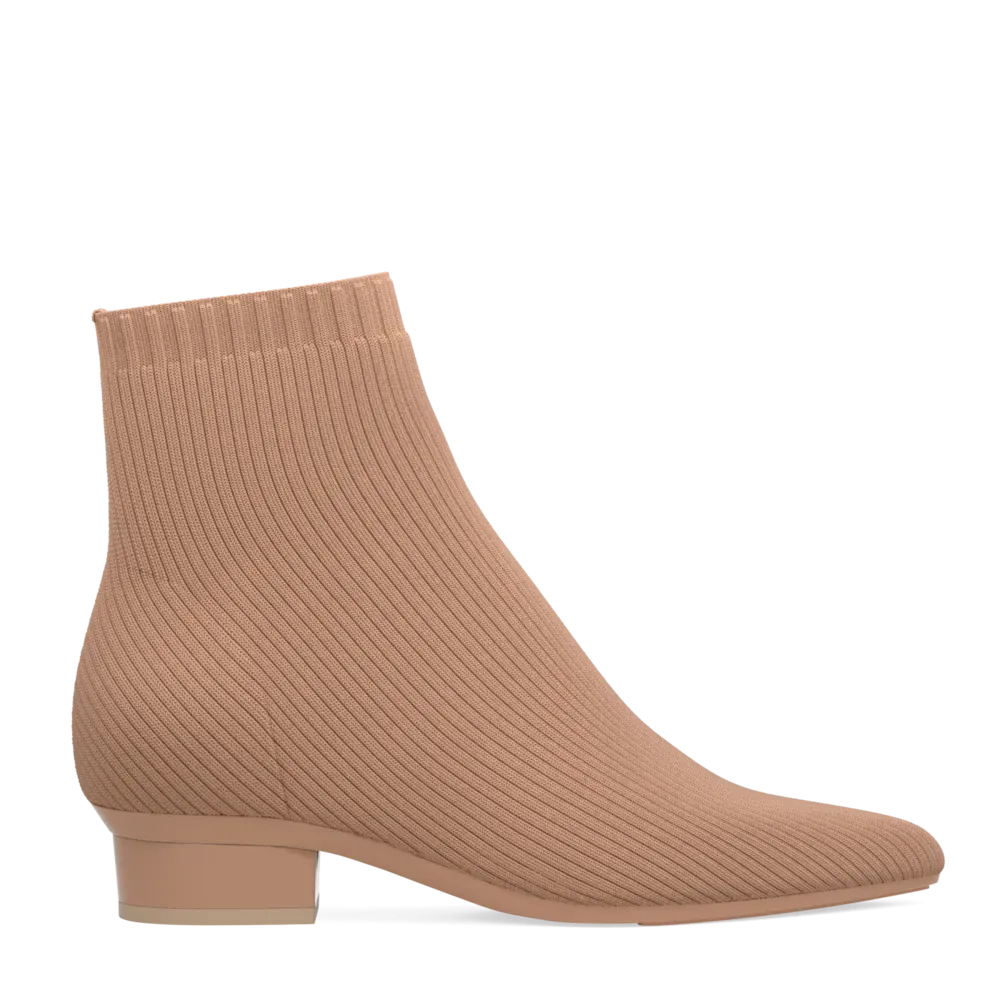 The Bootie - Latte Knit - FINAL SALE