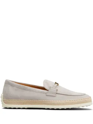 Tods Flat Shoes Grey Light