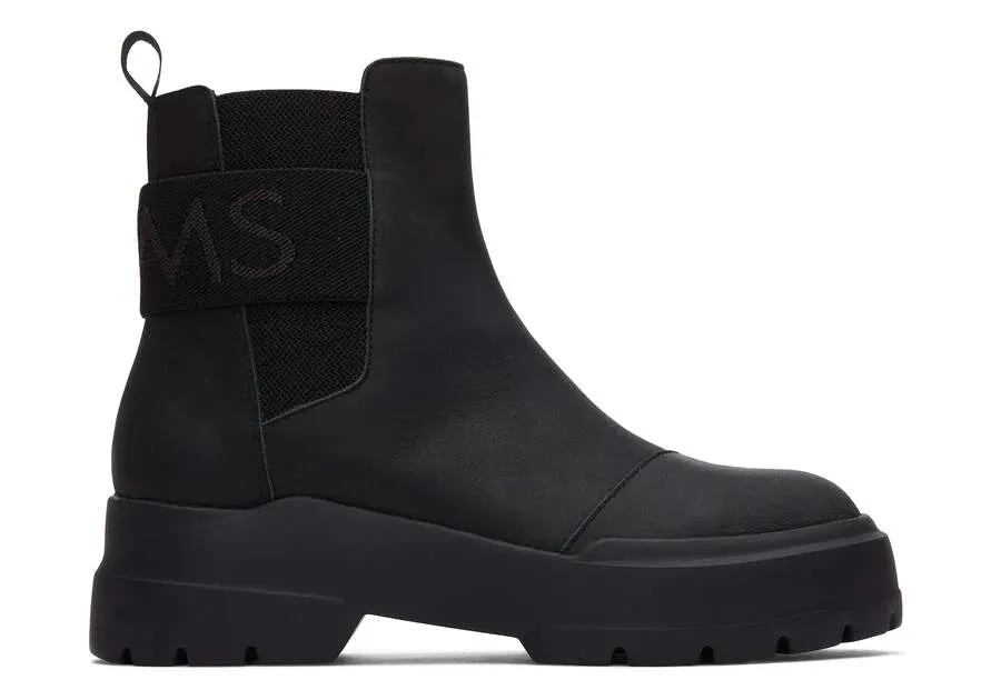 TOMS ALPARGATA COMBAT Womens Boots Black