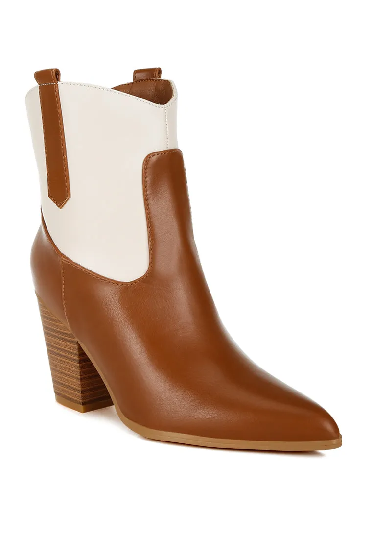 Two Tone Cowboy Boots By RAG