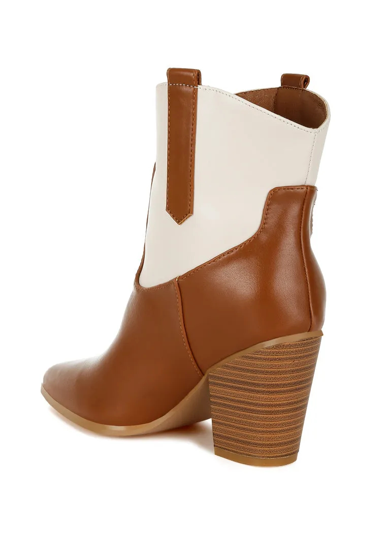 Two Tone Cowboy Boots By RAG
