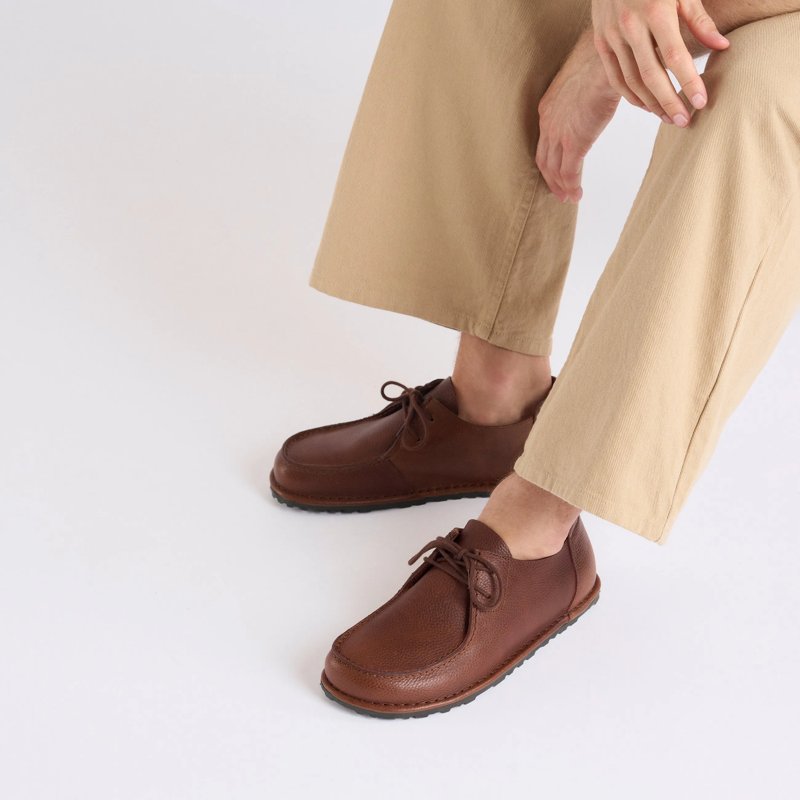Utti Lace Roast Grained Leather