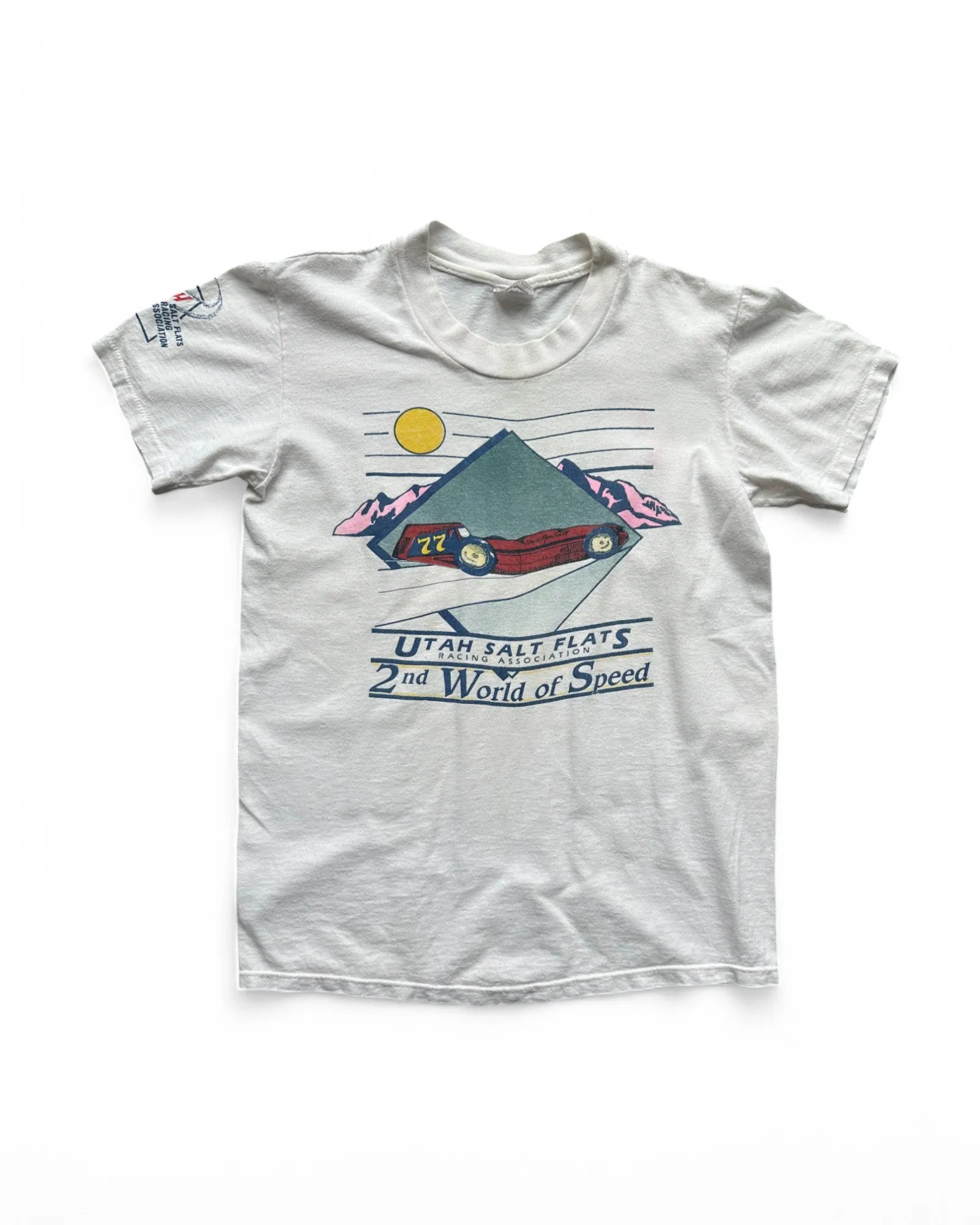 Vintage 90's Stedman Super Hi Cru Utah Salt flats kids t shirt