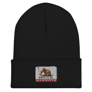 Wally Mammoth CA Flag Cuffed Beanie