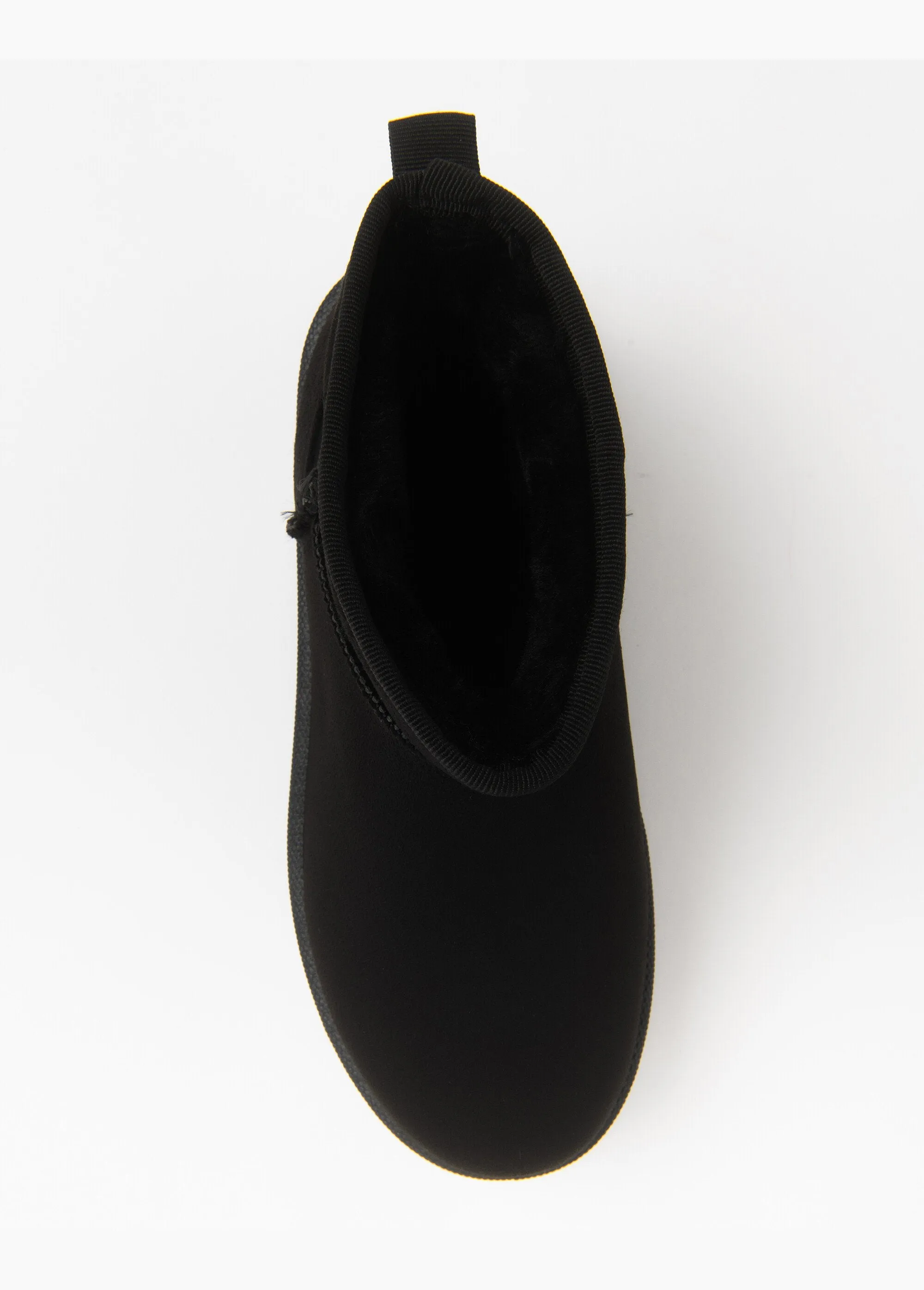 Warm suede-look lined boots