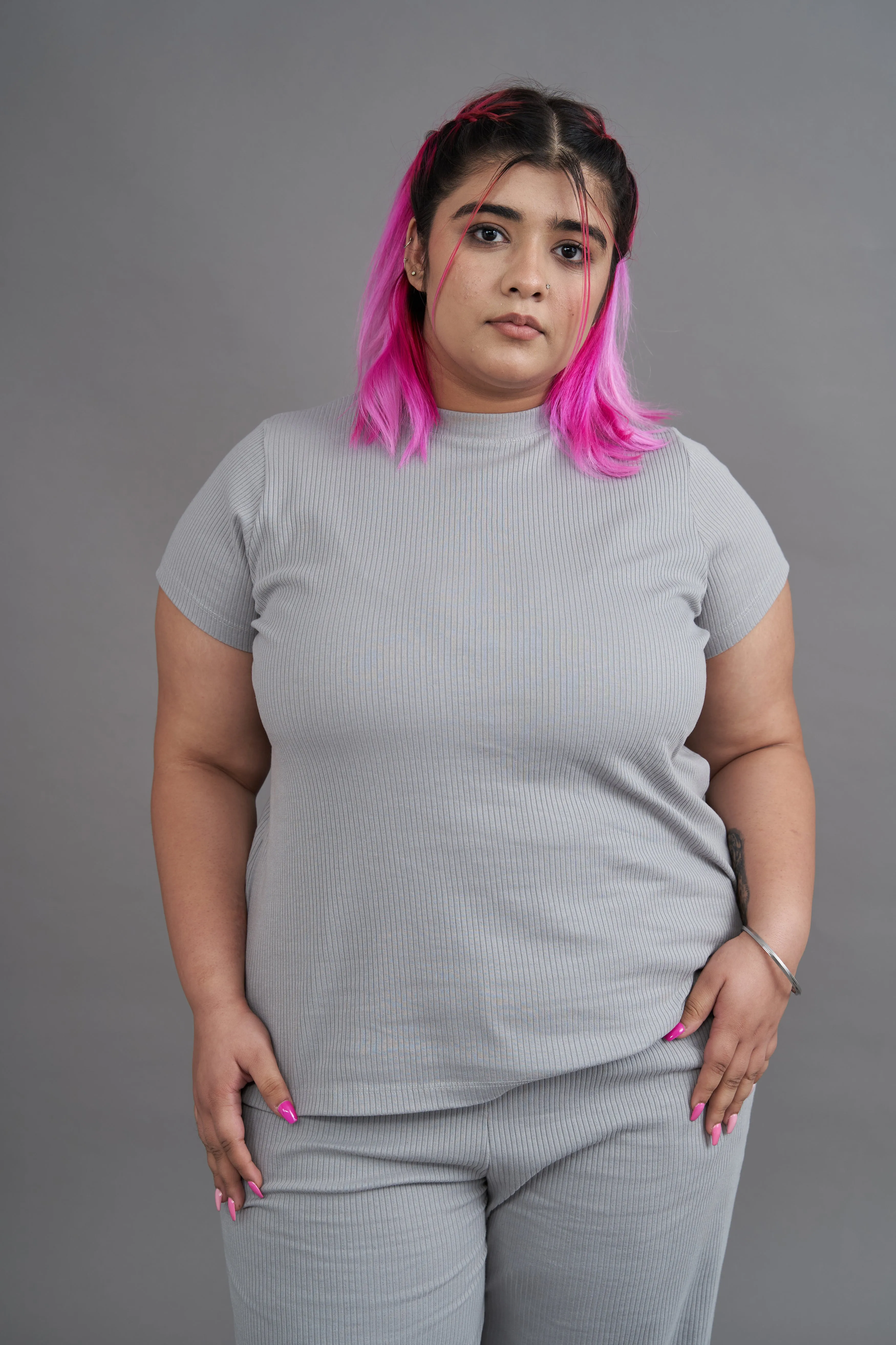 Wind Down Tee: Grey