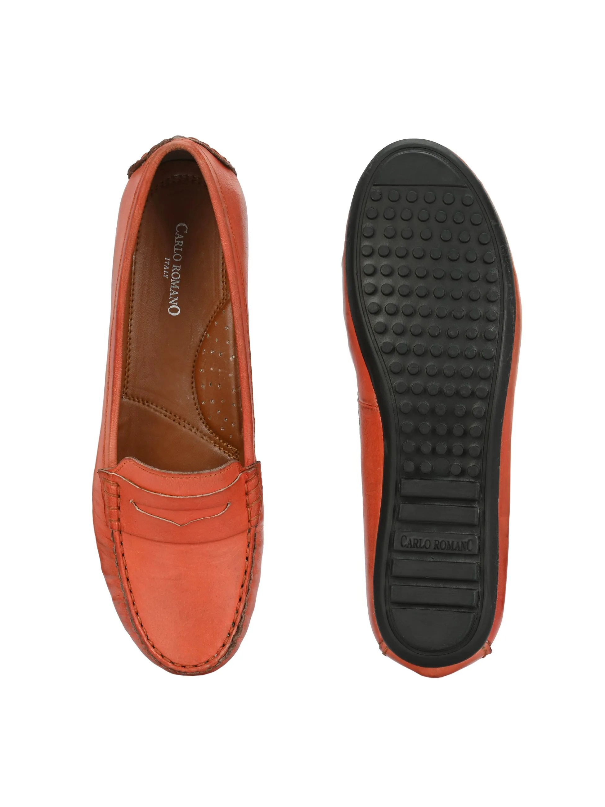 WOMEN LIGHT BROWN COLOUR MOCCASIN SHOE
