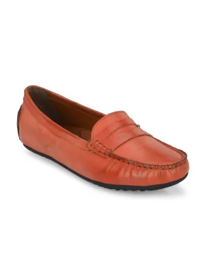 WOMEN LIGHT BROWN COLOUR MOCCASIN SHOE