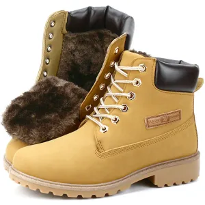Women's boots women ankle boot fashion autumn winter Suede leather lace-up shoes