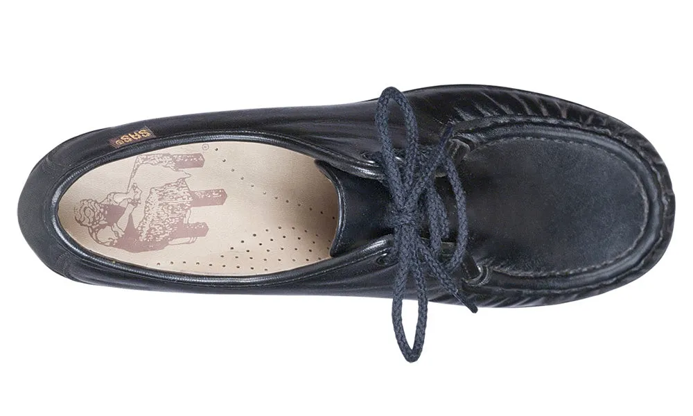 Women's Bounce Lace Up Moc in Black
