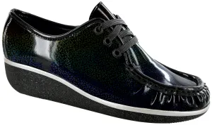 Women's Bounce Lace Up Moc in Carnival Black