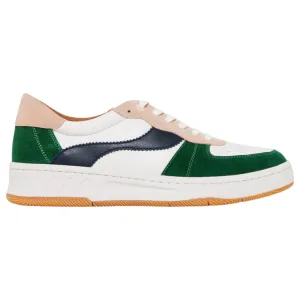Womens Hush Puppies Serve Ivory/ Multi Ladies Sneakers Casual Lace Up Shoes