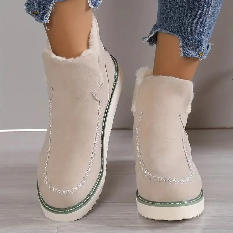 Women's Warm Plush Ankle Boots
