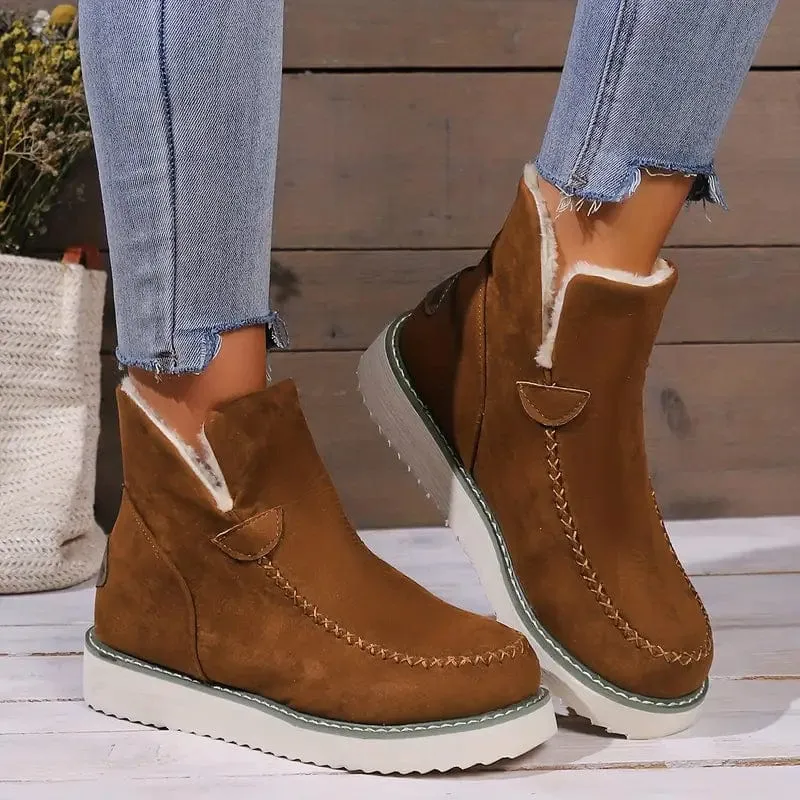 Women's Warm Plush Ankle Boots