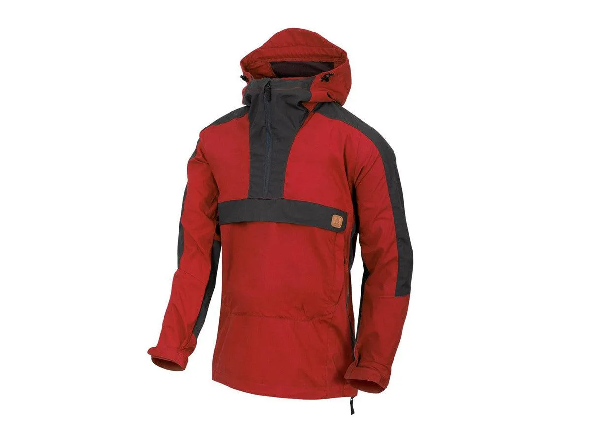 WOODSMAN Anorak Jacket - Crimson Sky / Ash Grey