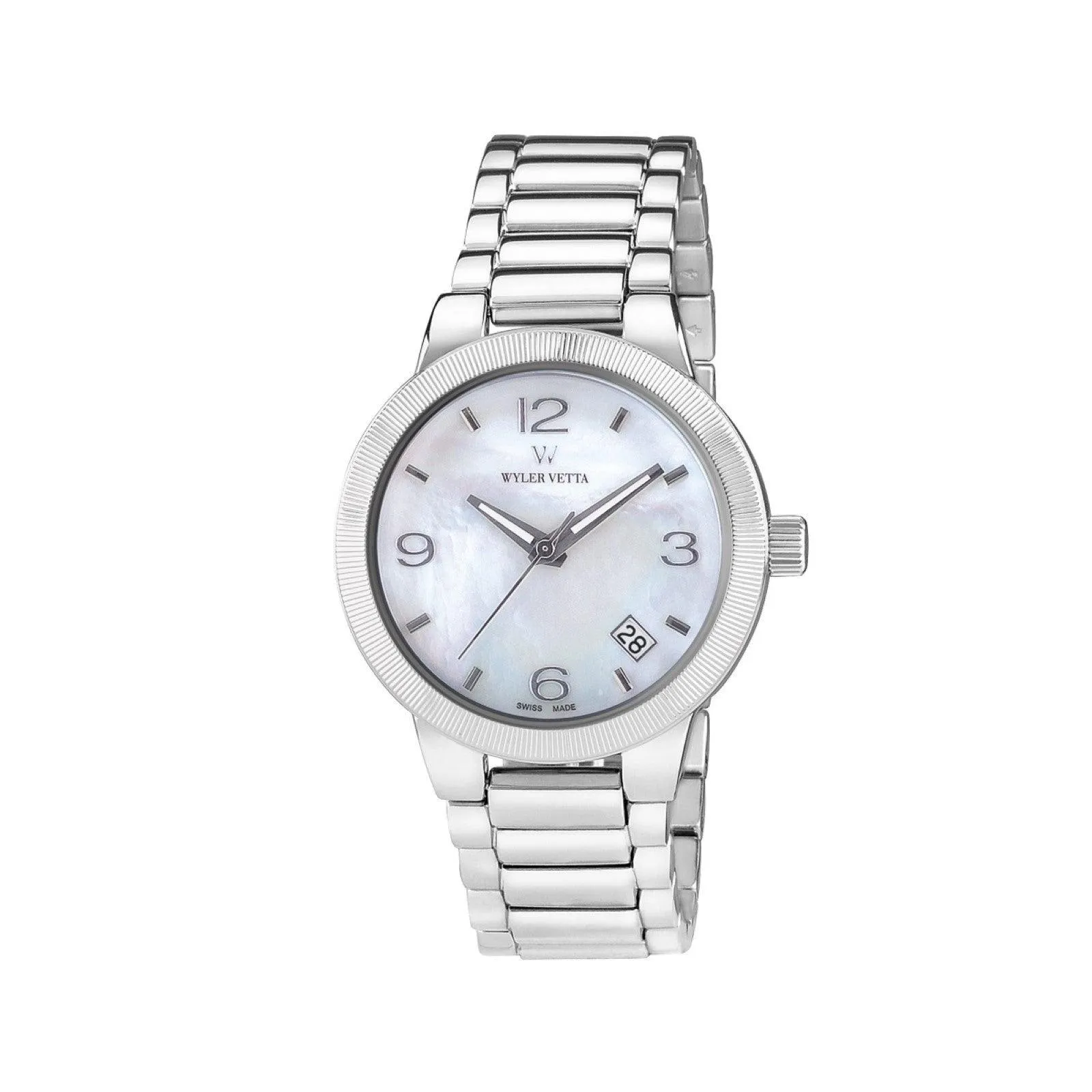 Wyler Vetta Clock Étoile Urban 32mm Madreperper Steel Quartz Wv0035