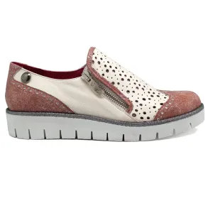 Zap Perf - Pink crack slip on shoe