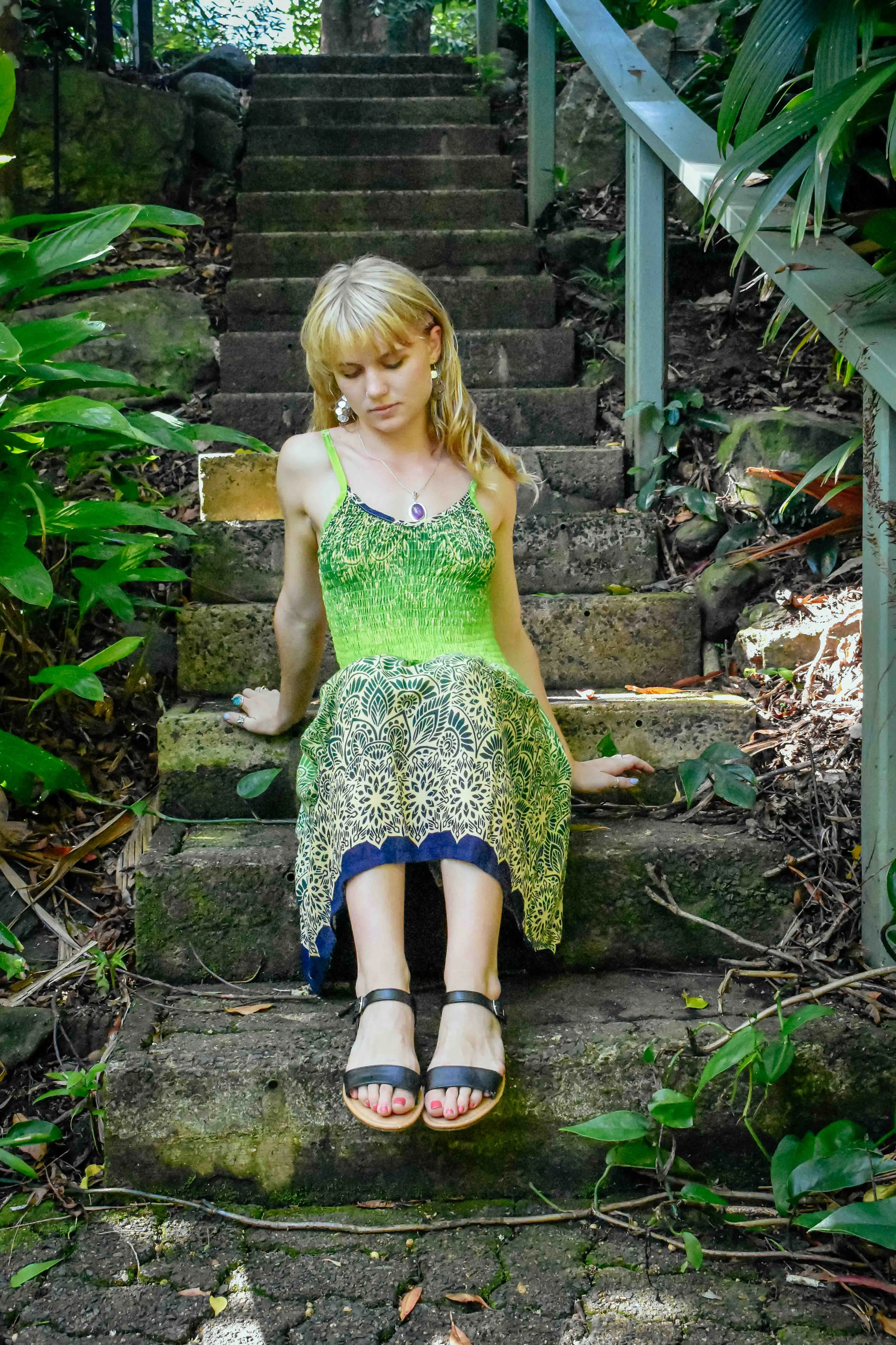 Zest Short Dress - Illuminate Green