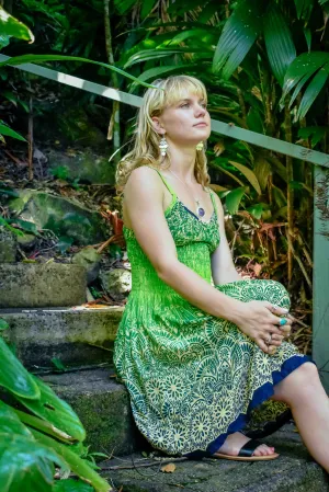Zest Short Dress - Illuminate Green